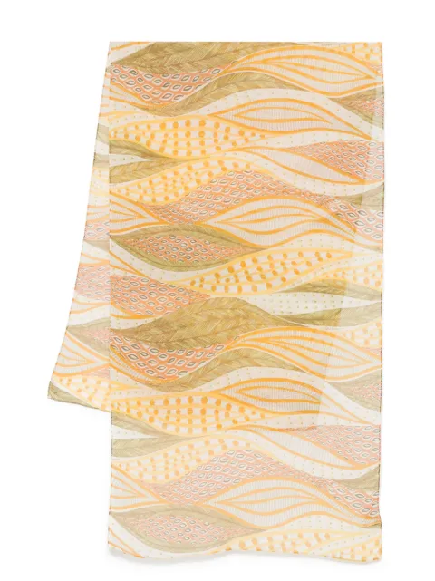 Ferragamo Pre-Owned 1990s silk scarf Yellow SF180FC