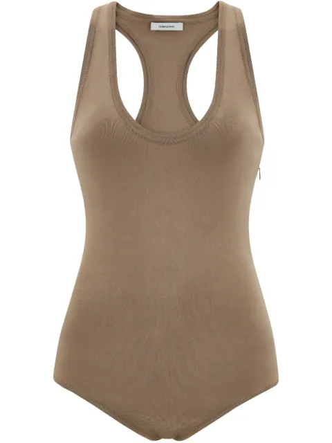 Ferragamo knitted bodysuit Neutrals 783140