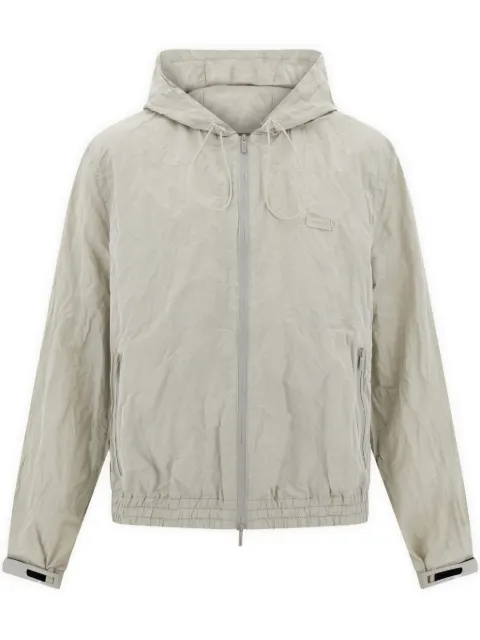 Ferragamo zip-up bomber jacket Grey 782754