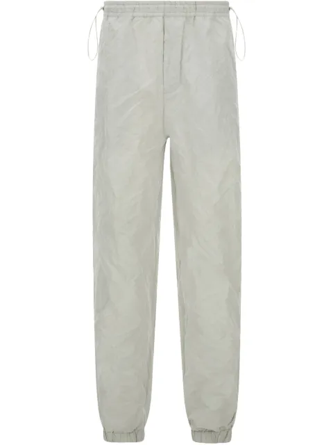 Ferragamo crinkled track pants Grey 782963