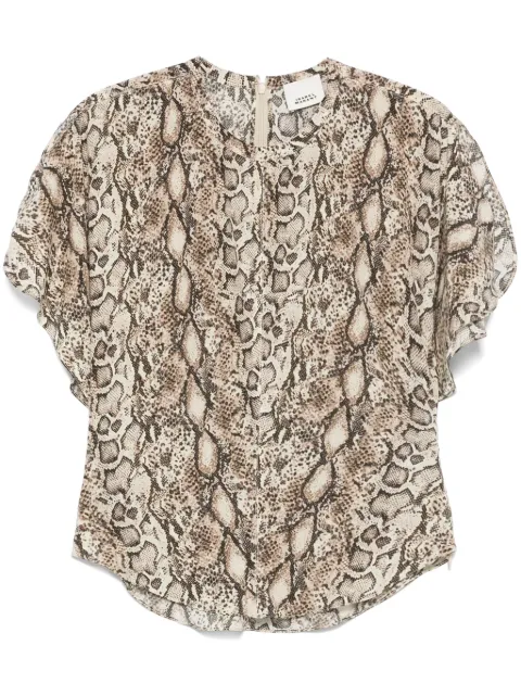 ISABEL MARANT Karlita T-shirt Neutrals HT0568FBC1J05I