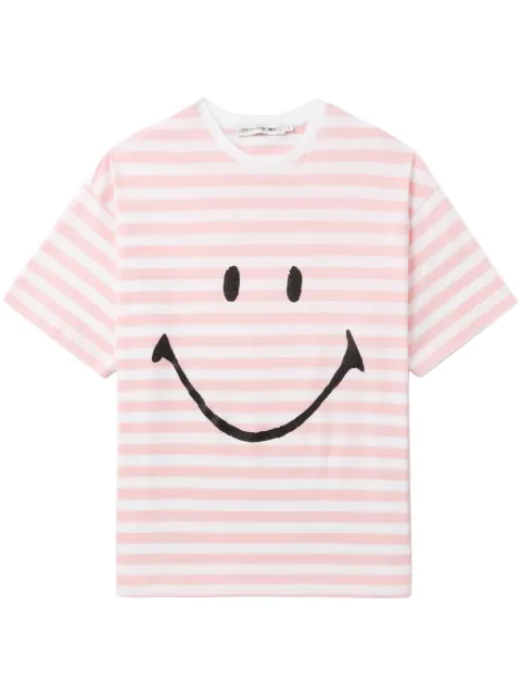 Joshua Sanders glitter smile T-shirt Pink JS35A15115