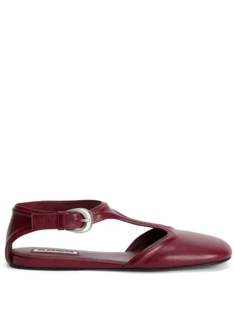 Jil Sander Mary Jane ballerina shoes Red J16WP0131P8226