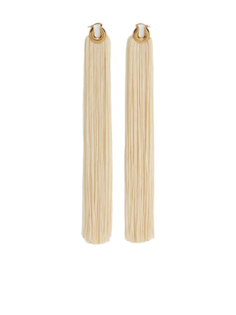 Jil Sander fringed earrings Gold J12VG0316P7401