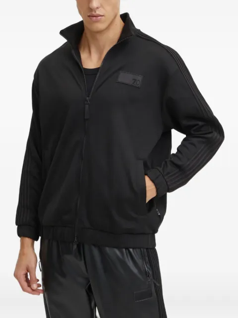 Ea7 Emporio Armani zip striped sweatshirt Black 6DUM03PJPXZ