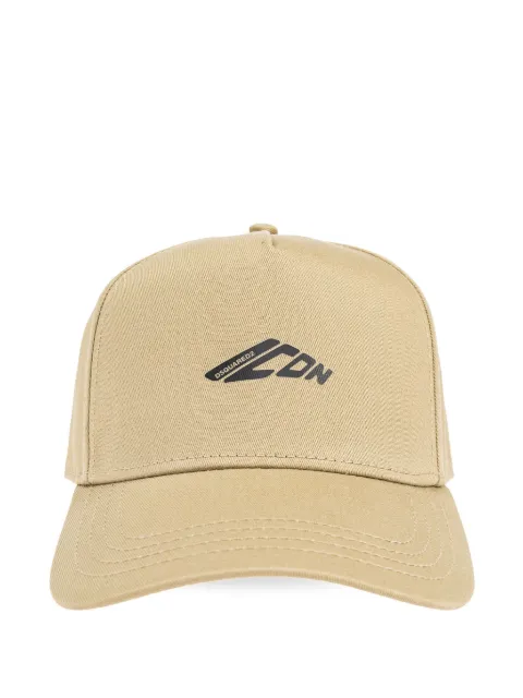 DSQUARED2 Icon-print cap Neutrals BCM087105C00001