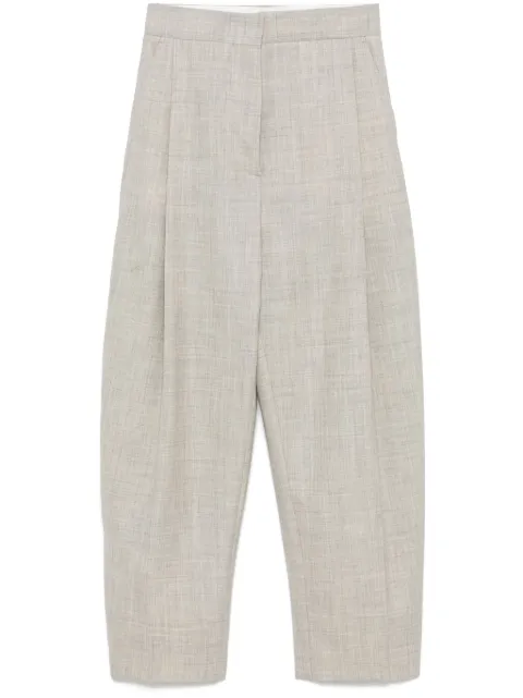 Studio Nicholson Vai Tropical pleated wool trousers Neutrals VAISNW1571