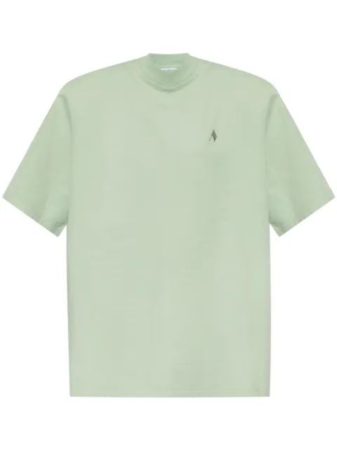 The Attico logo-embroidered T-shirt Green 250WCT00173JJJ025AA