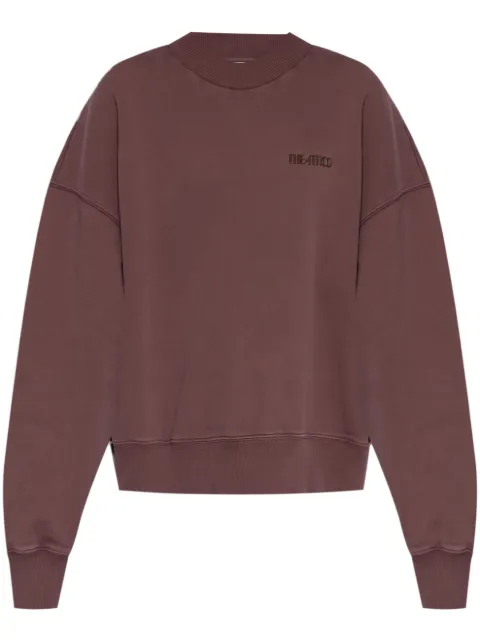 The Attico logo-embroidered sweatshirt Brown 250WCF00021JJF003AA