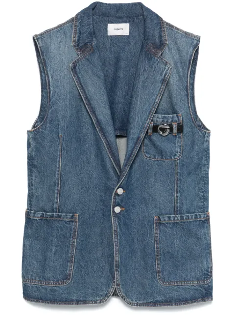 Coperni sleeveless denim jacket Blue COPV76F2014