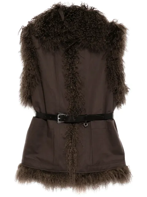 LEMAIRE single breasted coats Brown OW1099LL0093