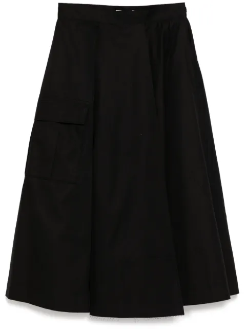 Undercover layered pleated skirt Black UP1E1601