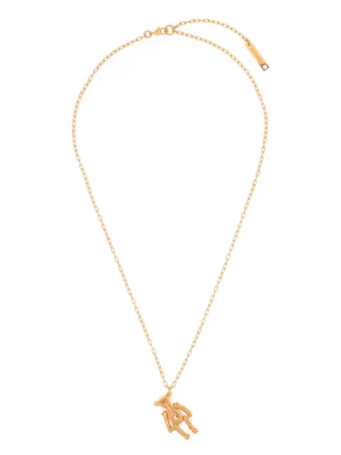 AMBUSH teddy bear charm necklace Gold 12111144