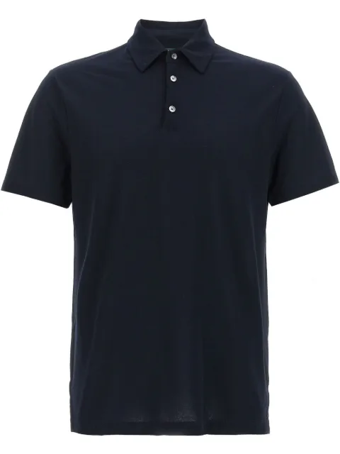 Zanone Ice Cotton polo shirt Blue 815109ZG380