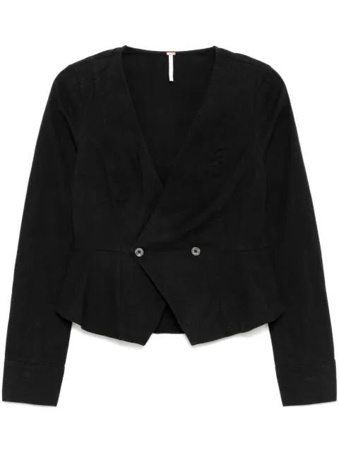 Free People City Life blouse Black OB2147561