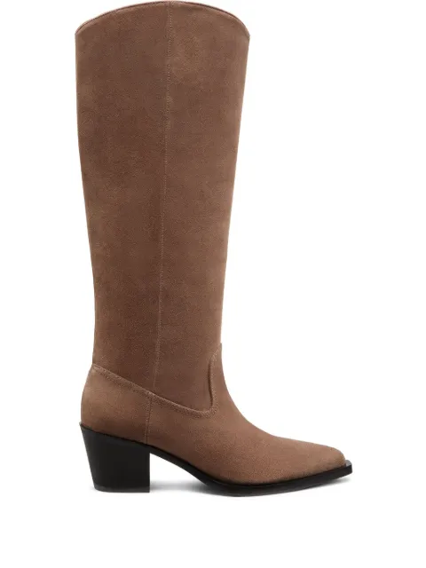 Stuart Weitzman 64mm Tate boots Brown SK188SKD