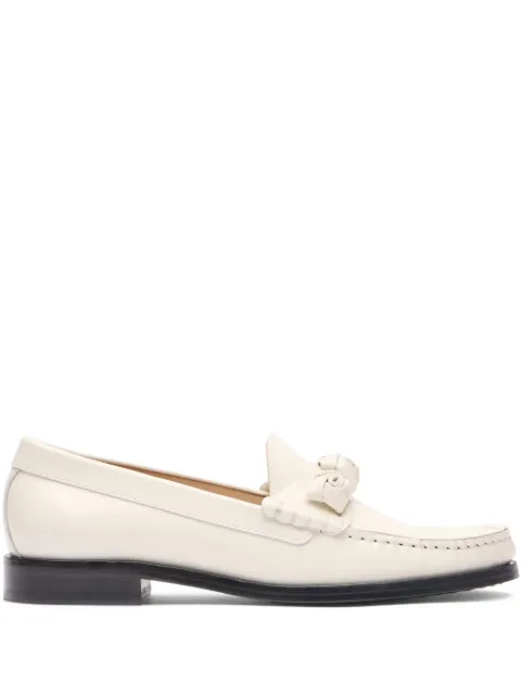 Stuart Weitzman leather loafers White SK173APS