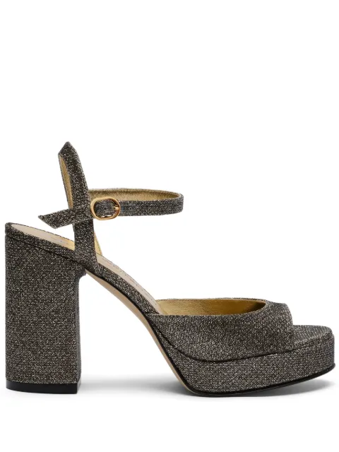 Stuart Weitzman 95mm Dayna II sandals Black SK012NEN