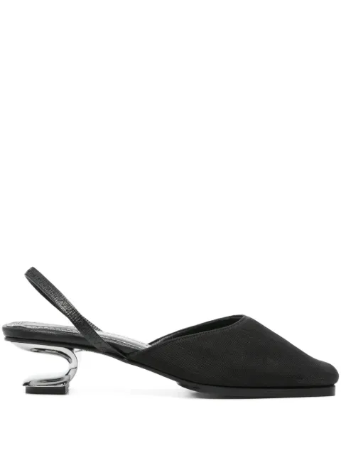 Nicole Saldaña 40mm Syd mules Black FSLDWSYD109032