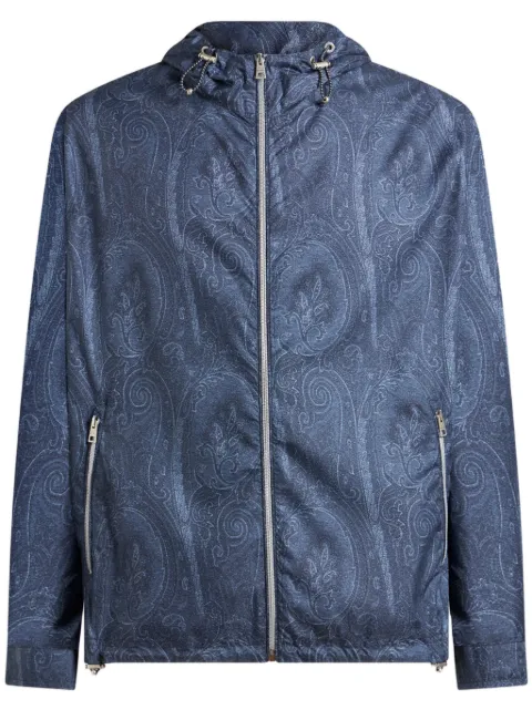 ETRO paisley-print jacket Blue MRBA006099SASK2