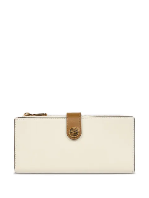 ETRO Pegaso-motif leather wallet White WP2D0013AP287