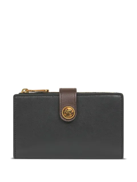 ETRO Pegaso-motif leather wallet Black WP2D0011AP287