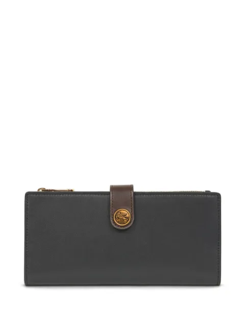ETRO Pegaso-motif leather wallet Black WP2D0013AP287