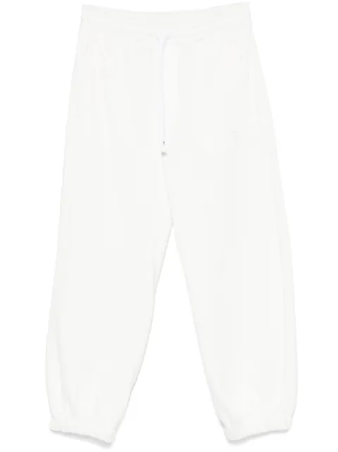 Alexander McQueen skull-embroidered track trousers White 816232QLAD8