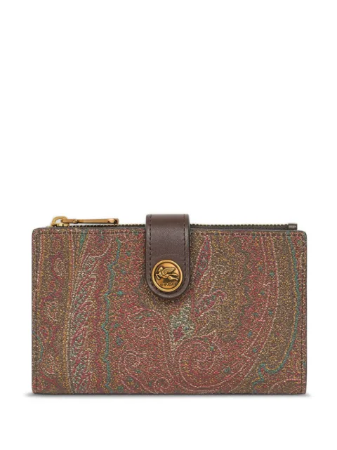 ETRO paisley-jacquard wallet Brown WP2D0011AA027