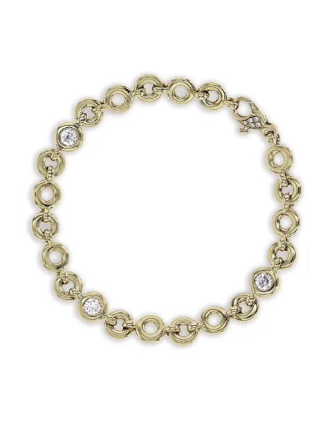 Pragnell 18kt yellow gold RockChain diamond bracelet Gold RCHAIN0009