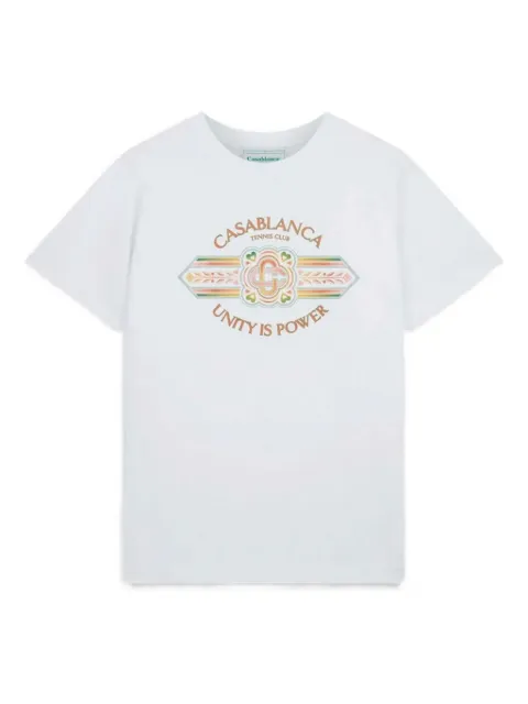 Casablanca Unity Is Power "White" T-shirt White MS24JTS00112