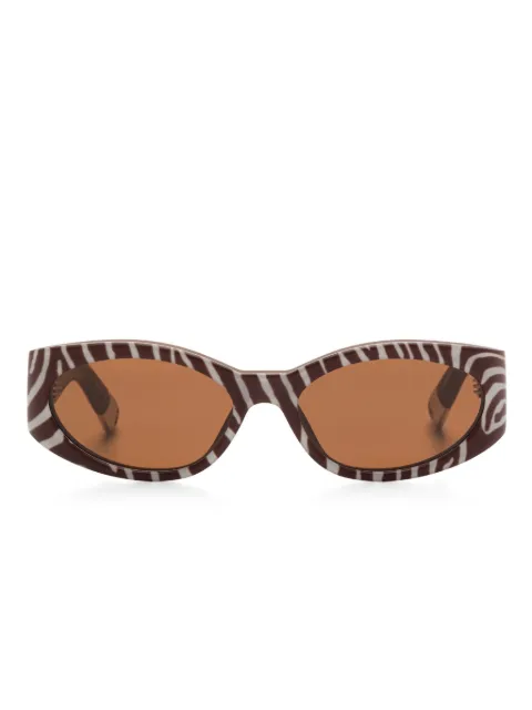 Jacquemus The Pilota sunglasses Brown JAC4