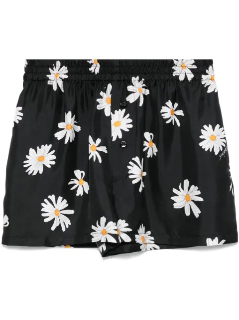 Moschino floral-print shorts Black A03360561
