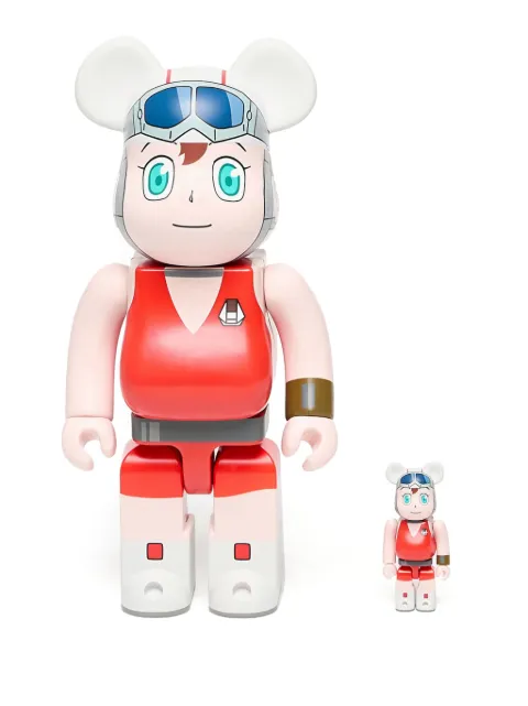 MEDICOM TOY Bearbrick Netflix Time Patrol Ream toy set Red 4530956616117