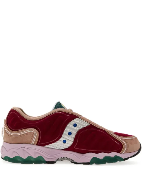 Saucony x Jae Tips Matrix "Burgundy/Tan/Multicolour" sneakers Red S709221