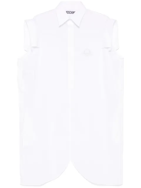 Moschino shirt mini dress White A04060534
