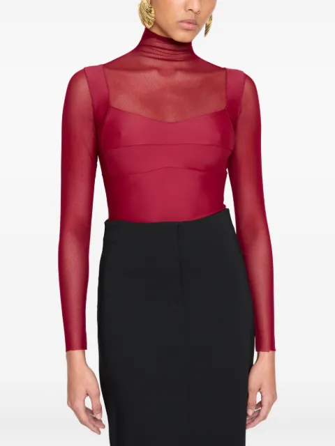 Atu Body Couture panelled bodysuit Red AT23235