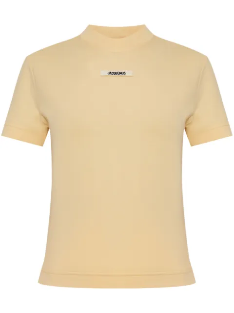 Jacquemus logo t-shirt Neutrals TSW00133AJ00124