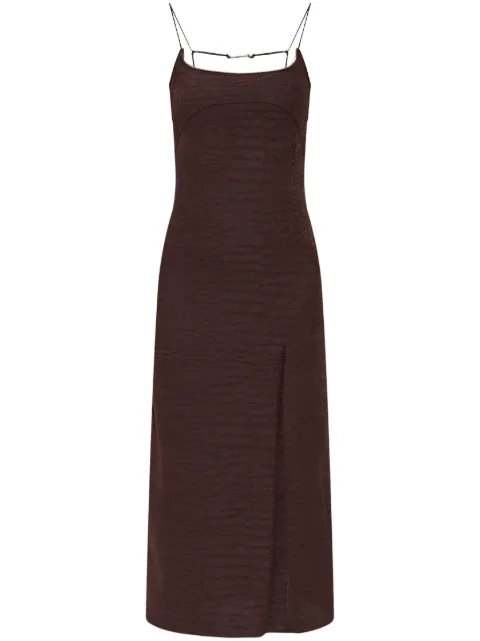 Jacquemus Notte dress Brown 251DR1001713