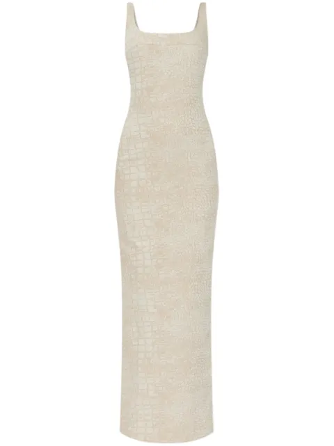 Jacquemus strappy dress Neutrals 251DE0691731