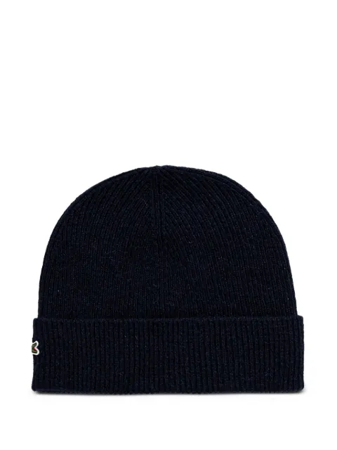Lacoste crocodile-appliqué beanie (set of two) Blue RB5385