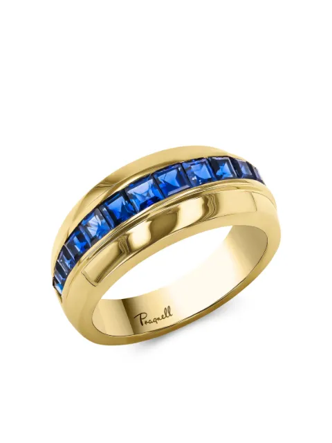 Pragnell 18kt yellow gold Manhattan sapphire ring Gold MANH0045
