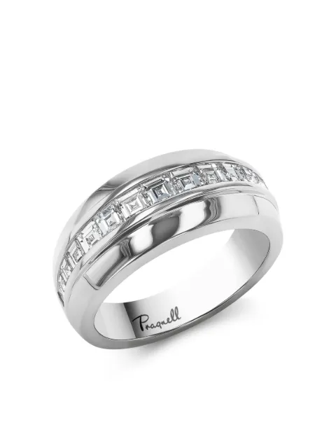 Pragnell platinum Manhattan diamond ring Silver MANH0040