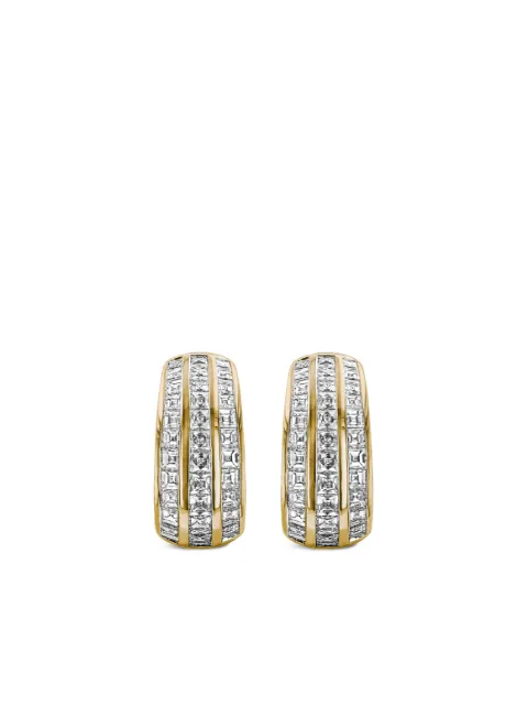 Pragnell 18kt yellow gold Manhattan diamond earrings Gold MANH0031