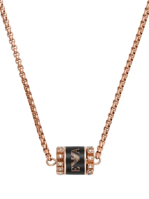 Emporio Armani crystal-embellishment necklace Pink EGS2841221