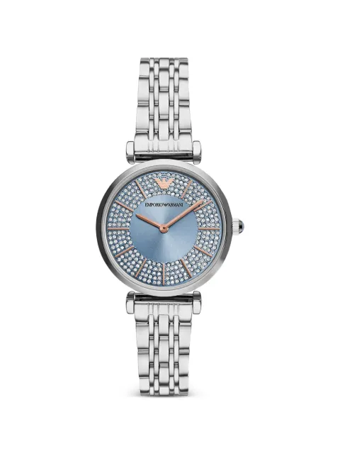 Emporio Armani embellished 32mm Watch Blue AR11594