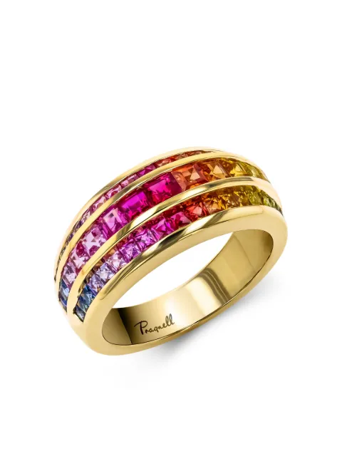 Pragnell 18kt yellow gold Manhattan sapphire ring Gold MANH0026