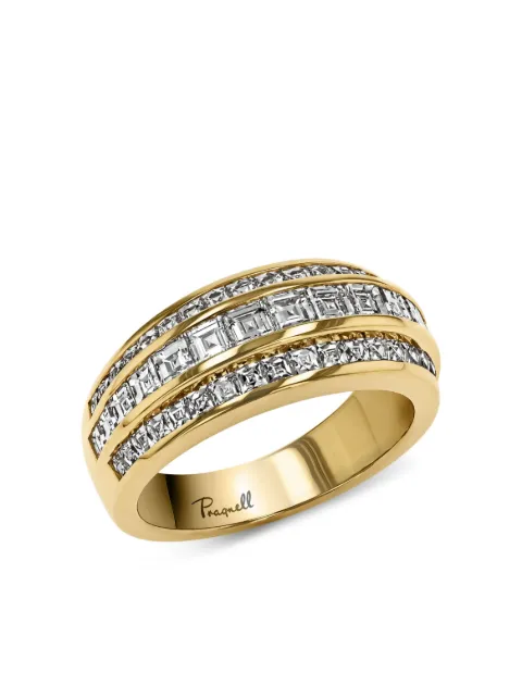 Pragnell 18kt yellow gold Manhattan diamond ring Gold MANH0002