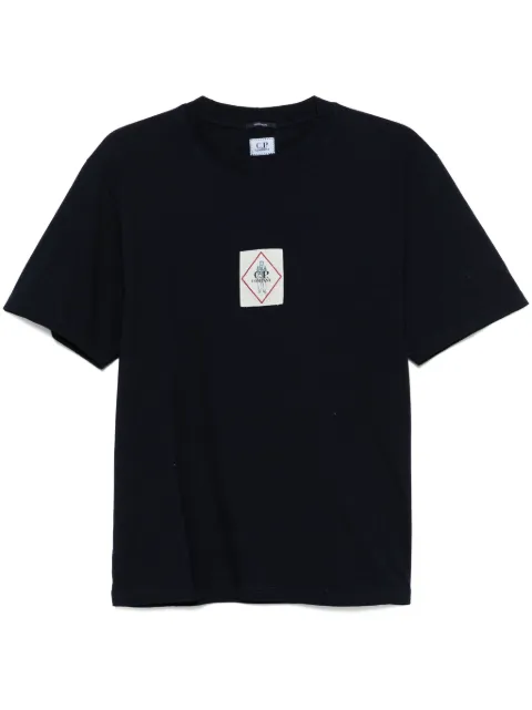 C.P. Company logo-patch T-shirt Blue 18CMTS187A110056W