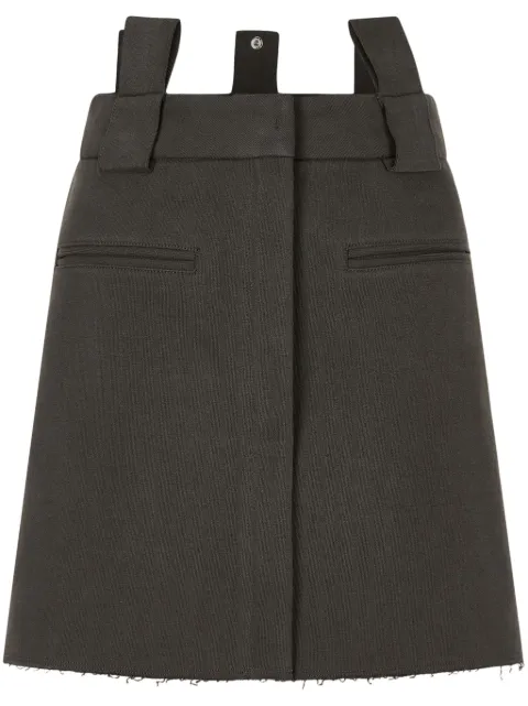 TOMBOY jersey pigment mini skirt Grey 9104432211